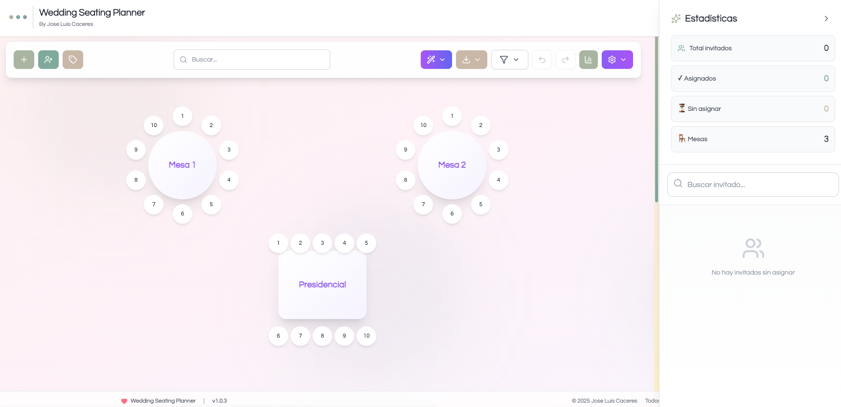 Wedding Seating Planner